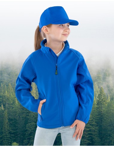 RES-R901J-Recycled 2-Layer Printable Junior Softshell Jacket